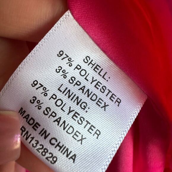 Nelly Mini Dress in Paradise Pink MAJORELLE Paradise Pink size M satin - Picture 3 of 5